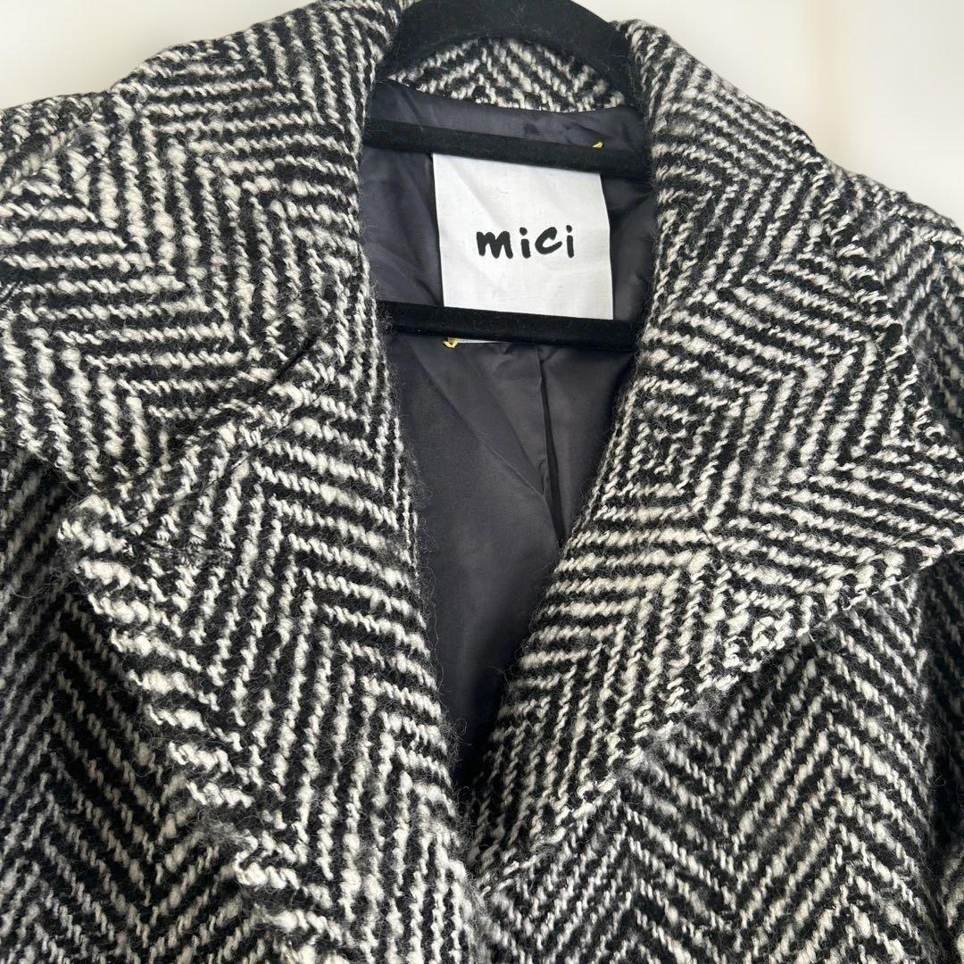 ROSE BUD mici ツィードロングコート