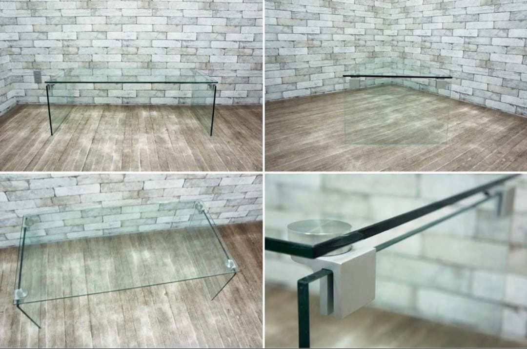 定価5万もう買えない!極美品フランフランサローネ ガラスコーヒーテーブル！