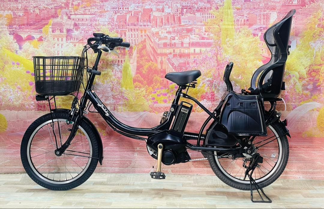 ZK3346 電動自転車 ヤマハ パスバビー 子供乗せ 20インチ 送料無料