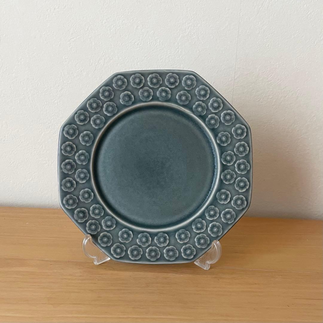 クイストゴー　アズール　ブルー　オクタゴン　プレート　⑤