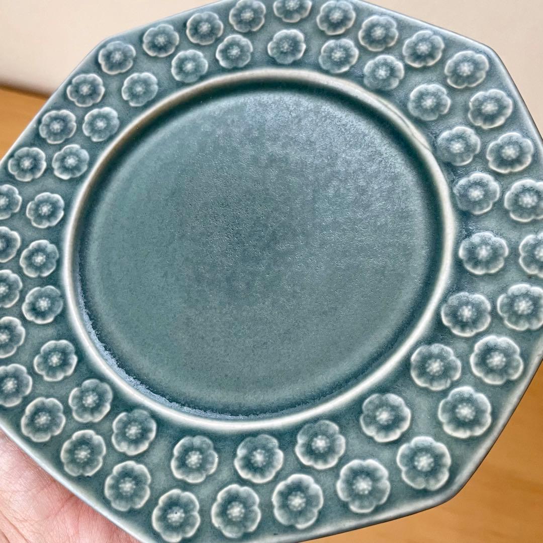 クイストゴー　アズール　ブルー　オクタゴン　プレート　⑤