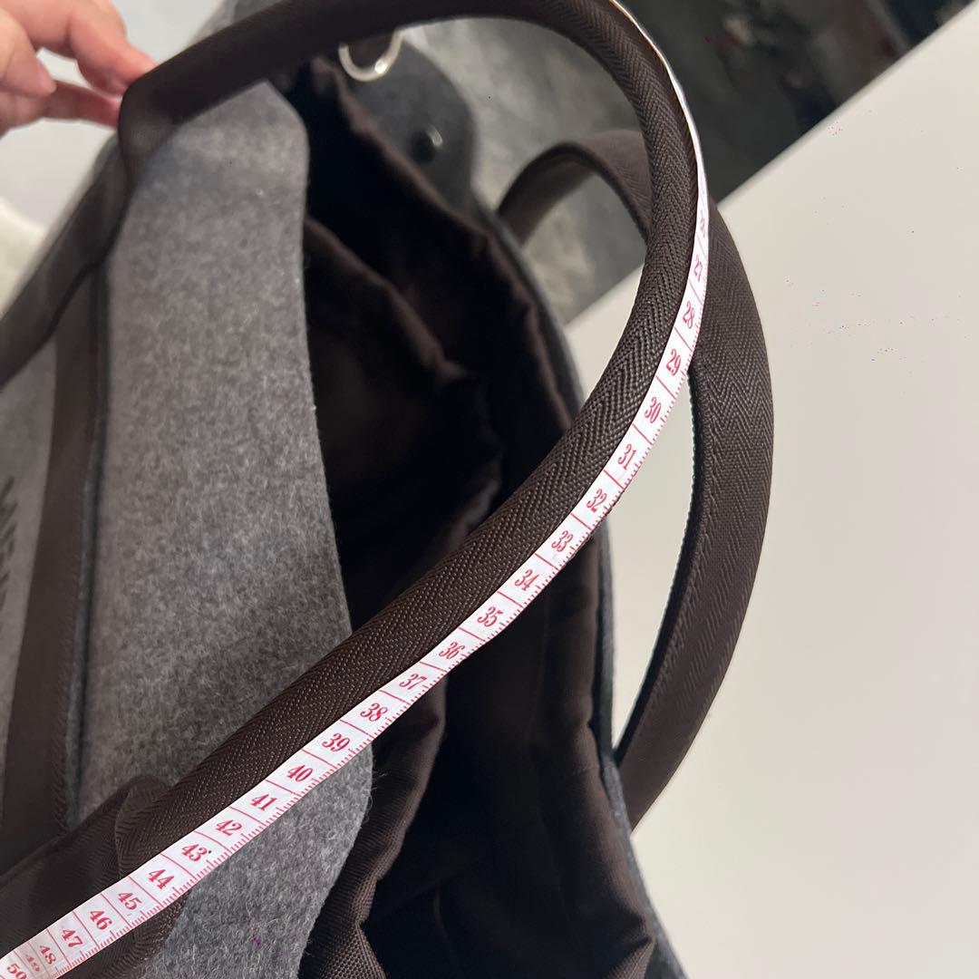 HERMÈS グレー トートバッグ