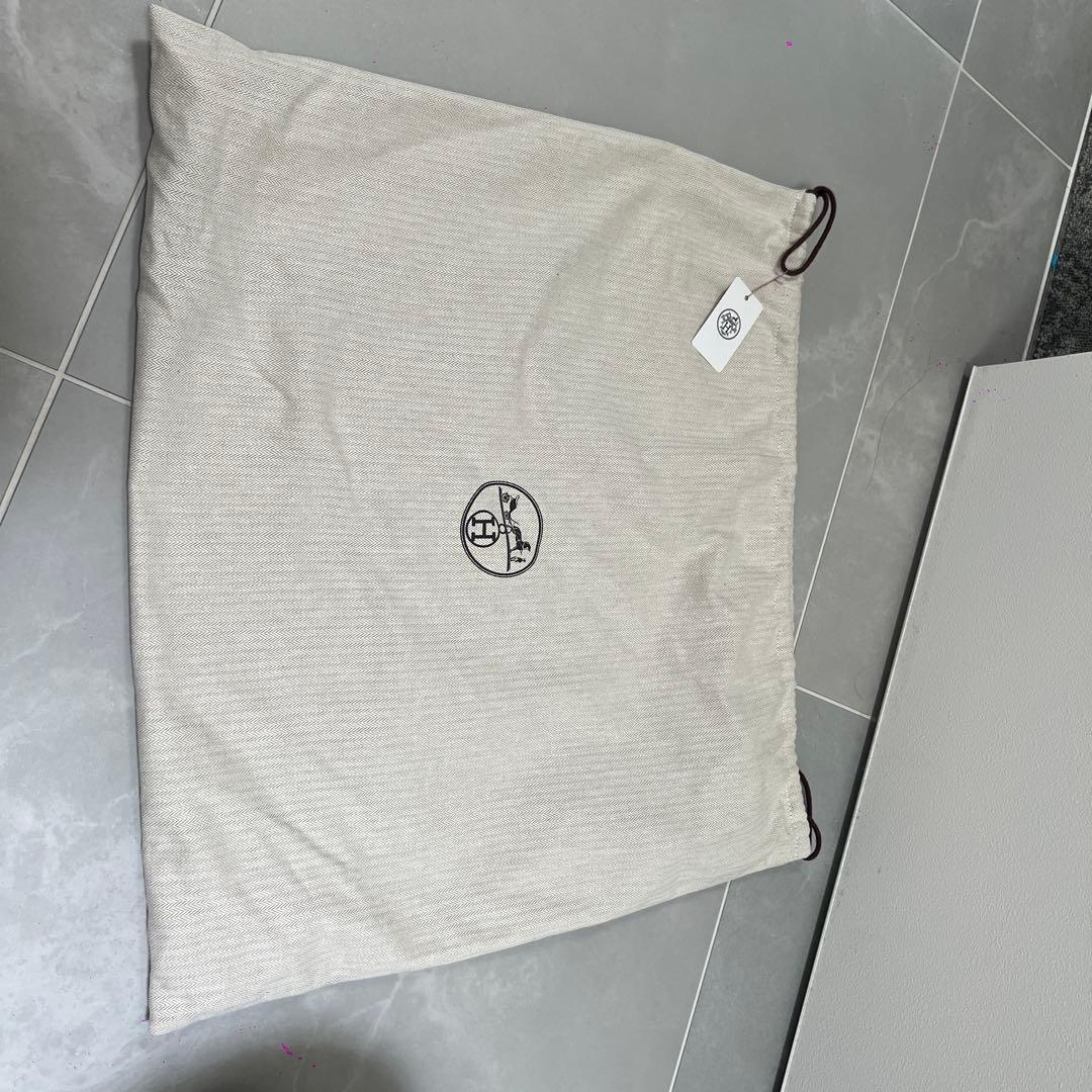 HERMÈS グレー トートバッグ