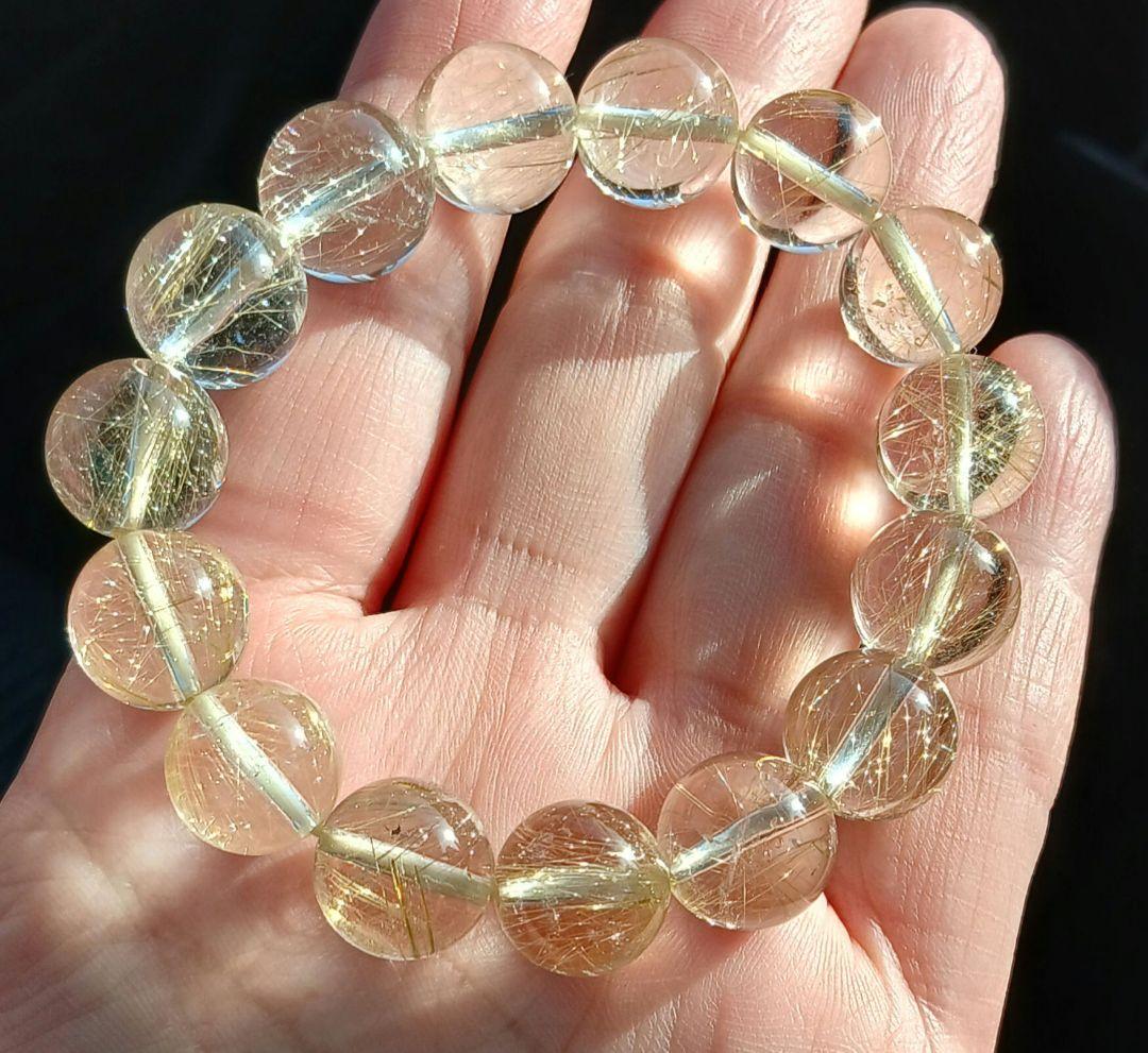 ルチルクォーツ　ブレスレット