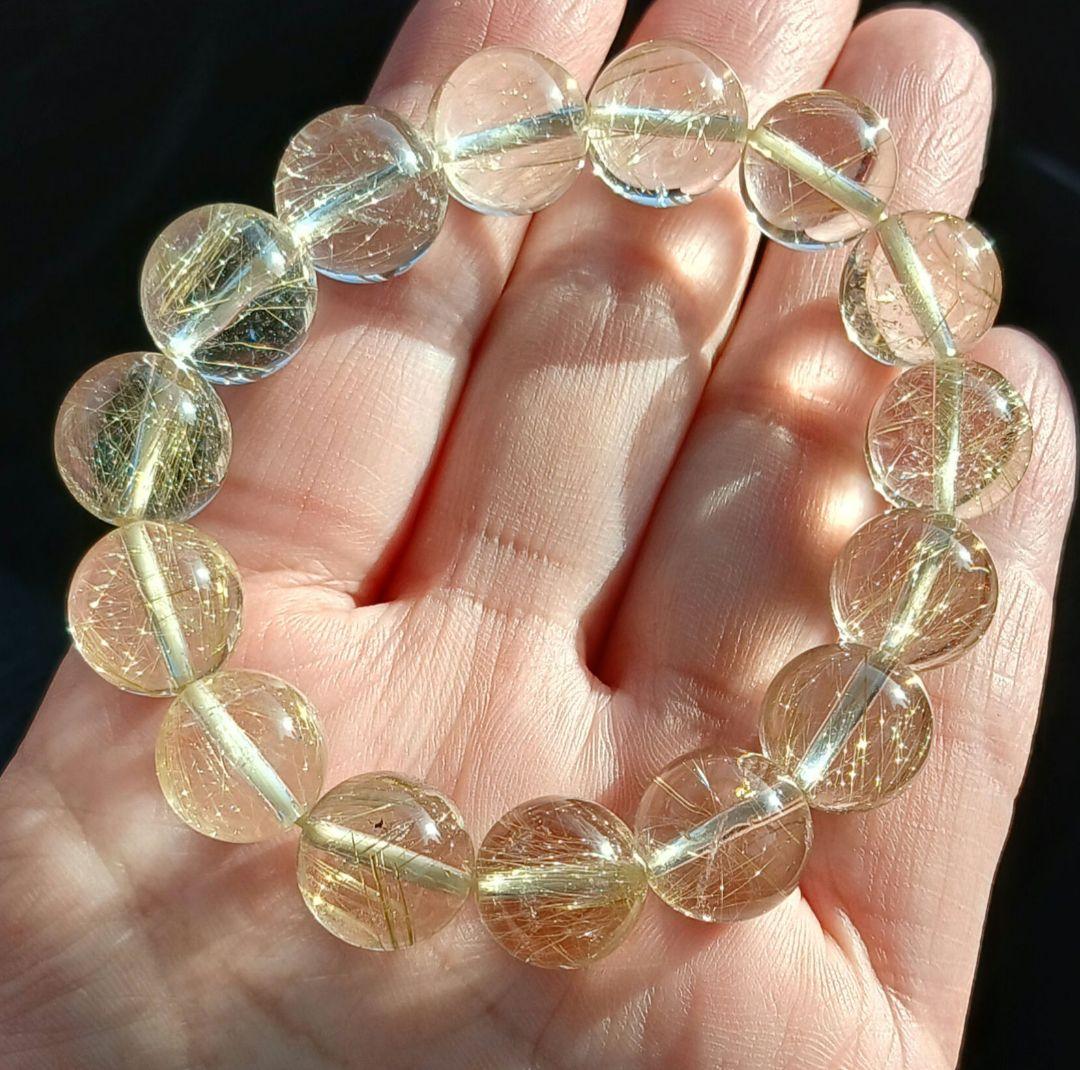 ルチルクォーツ　ブレスレット