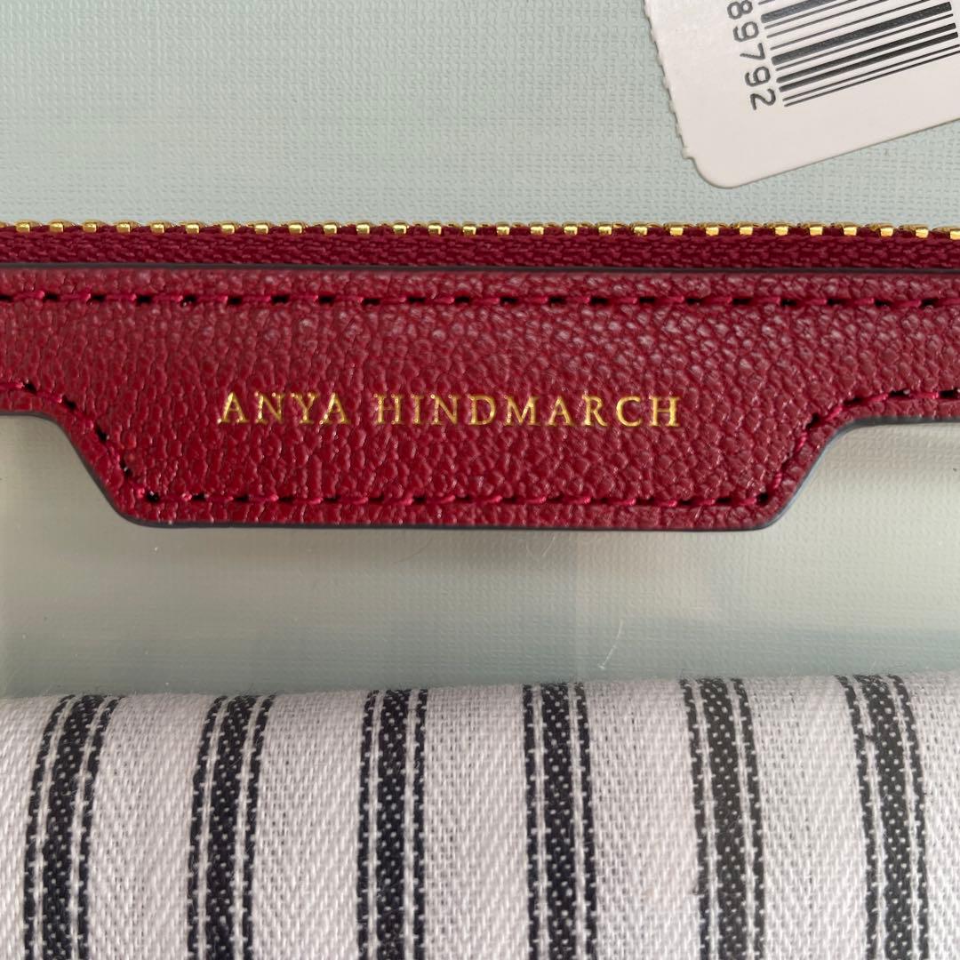 アニヤ・ハインドマーチ　クリアポーチ　赤　Anya Hindmarch