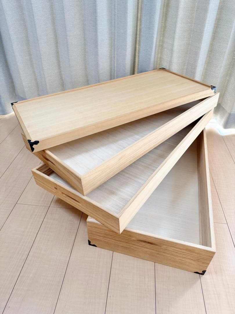 桐製 衣装ケース 3段 桐箱 桐ケース ①
