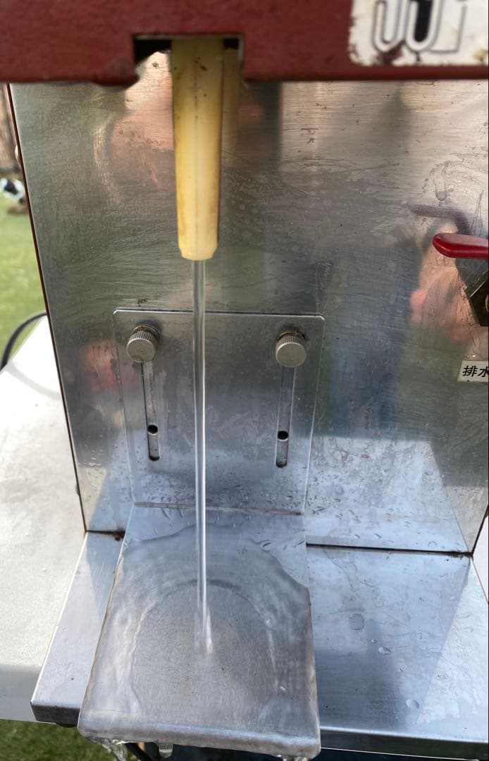 電気式酒燗機 サンシン 業務用日本酒ウォーマー あつぎの酒 ディスペンサー 茶色