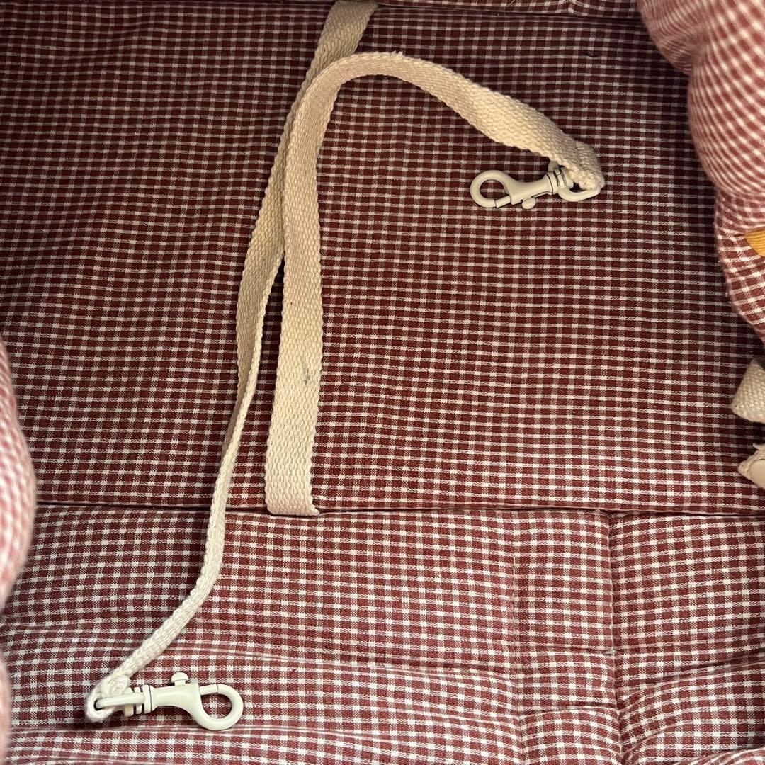 韓国ブランド　ba&ttang キャリーバッグ　クッション付き　小型犬 お出かけ