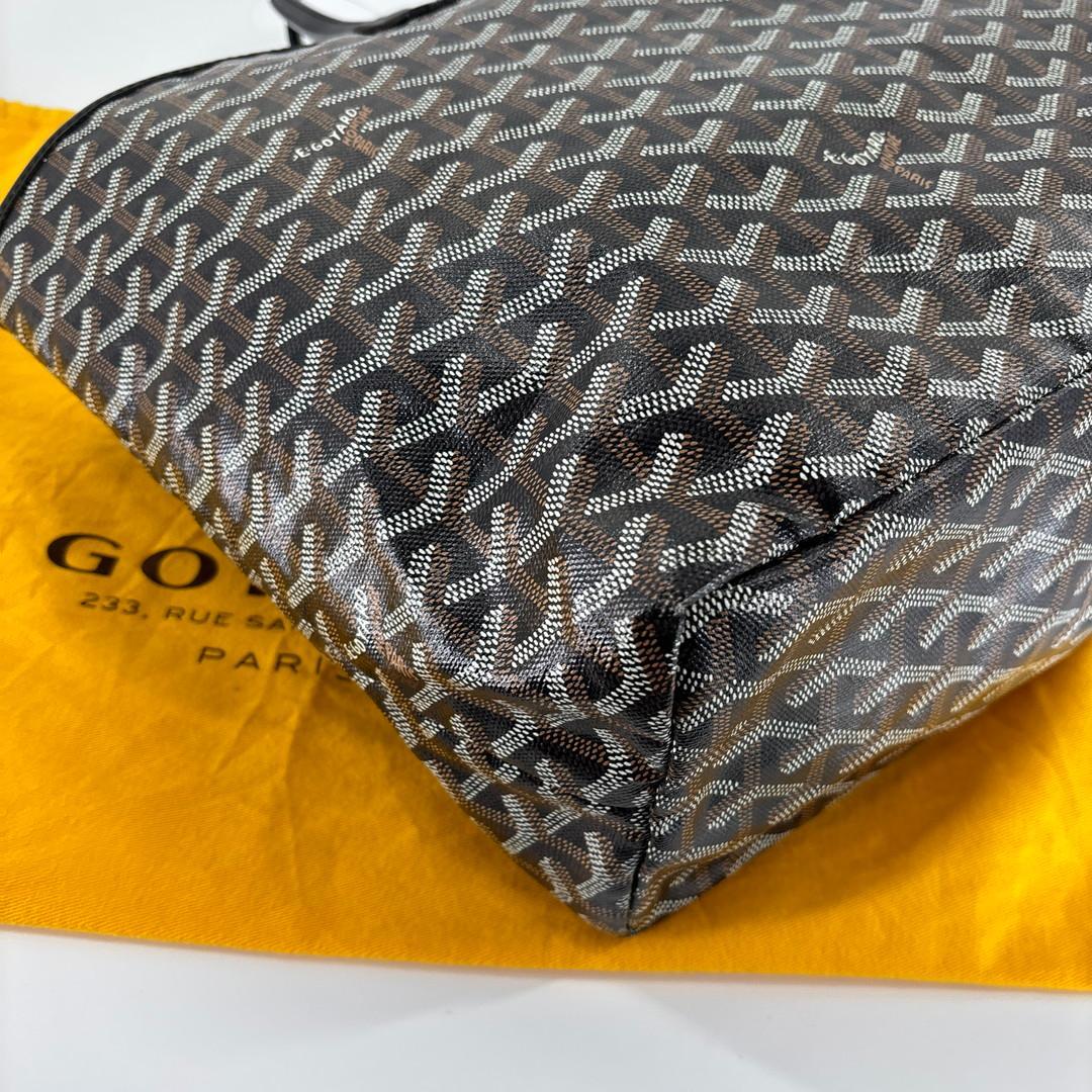 超極美品 ゴヤール サンルイPM トートバッグ ハンドバッグ ブラック メンズ