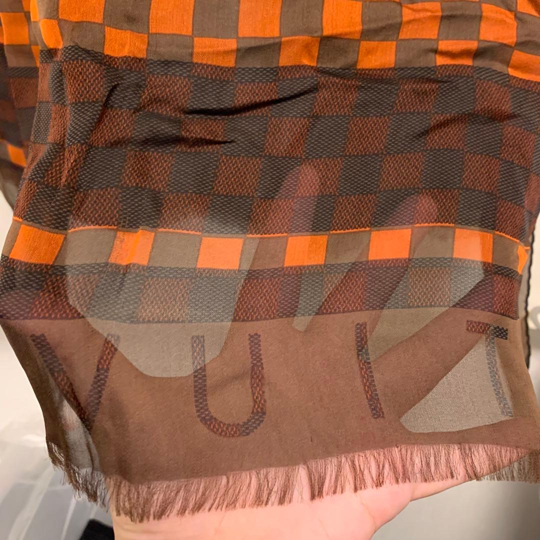 ルイ・ヴィトン チェック柄ストール