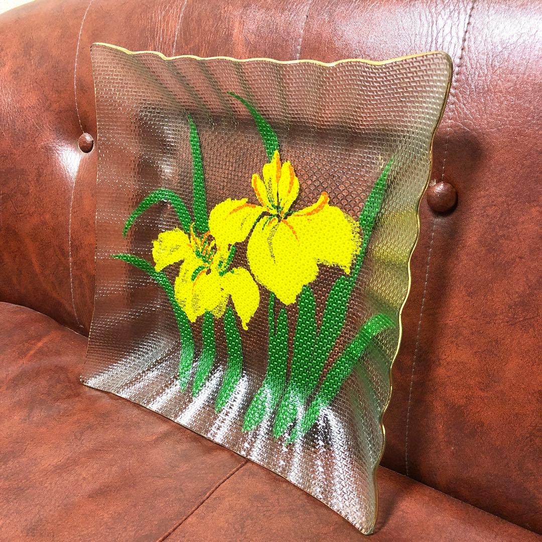 ■ガラス製　大皿プレート■オードブル・前菜・フルーツ・スイーツ・デザート・洋食器