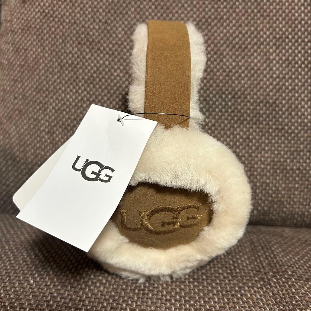 【新品未使用】 UGG アグ シープスキン エンブロイダリー イヤマフ 2025