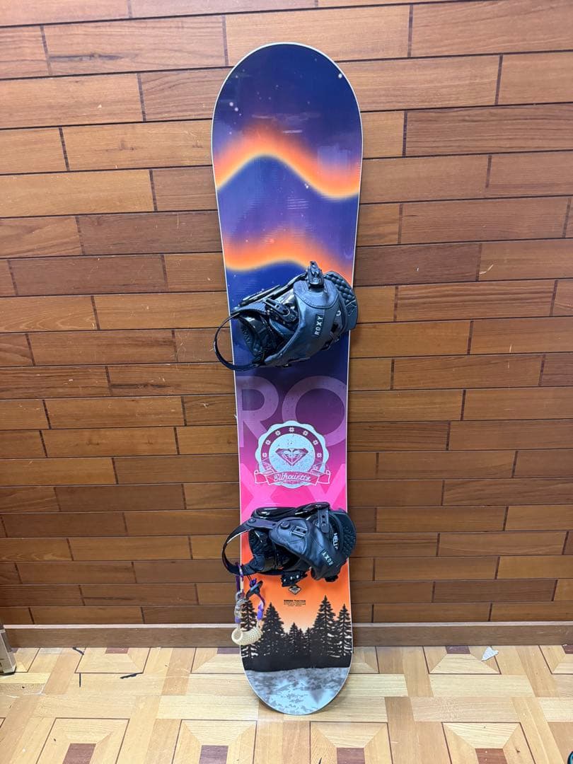 ROXY　ロキシー　バインディング付　スノーボードセット