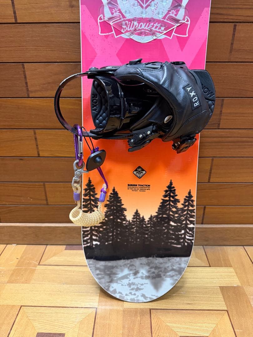 ROXY　ロキシー　バインディング付　スノーボードセット