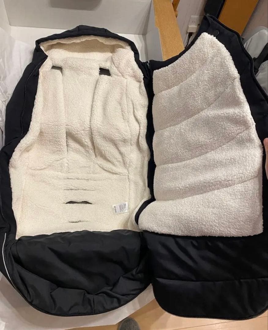 【美品】cybex サイベックス プラチナム フットマフ セピアブラック