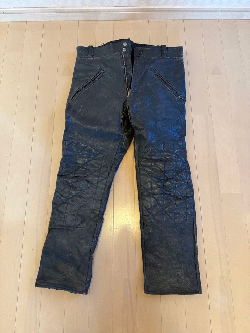 ビンテージ　50's レザーパンツ　革パンツ　vintage Langlitz