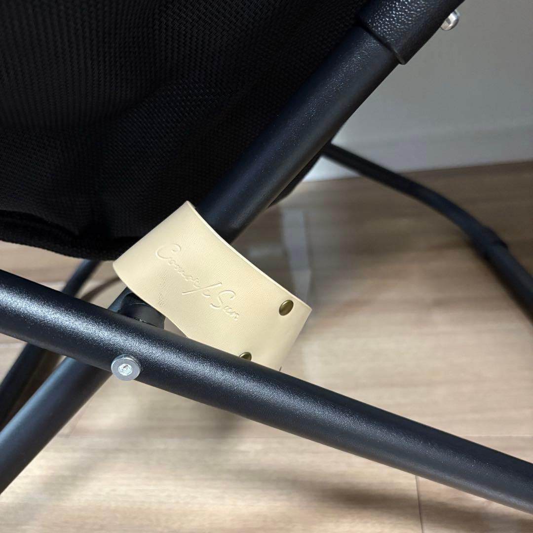 Comore Sun 2way フォールディングチェア（チャコールグレー）