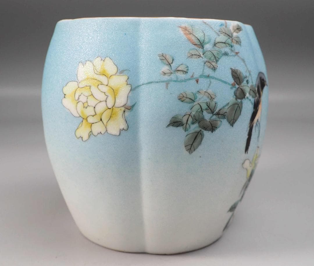 幻の石目焼水指　竹内忠兵衛　明治　底部に書き銘「専売特許二二五二五一五」