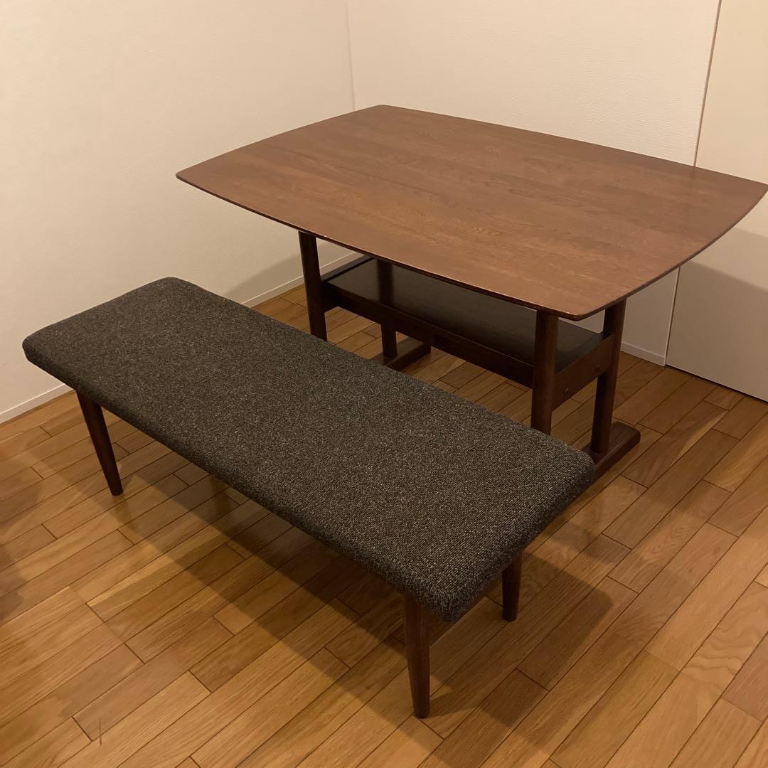 unico SUK ダイニングテーブル ベンチセット