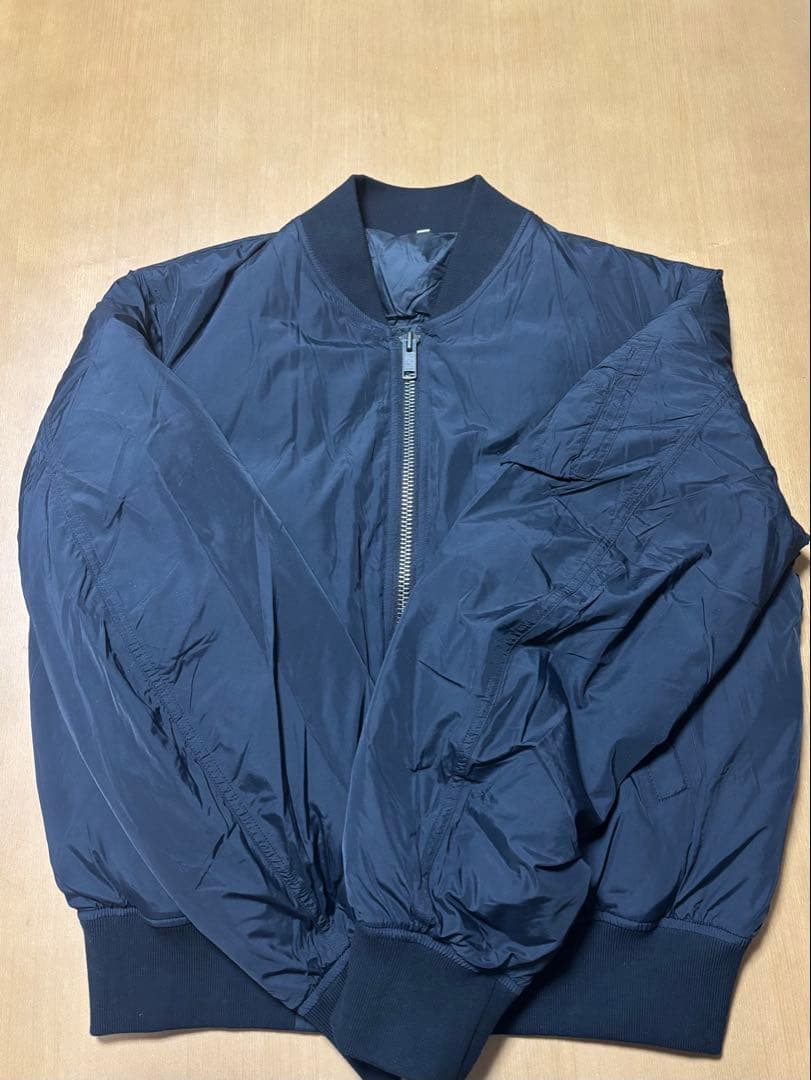 MUJI Labo 無印良品 MA-1ダウンブルゾン 黒　Lサイズ