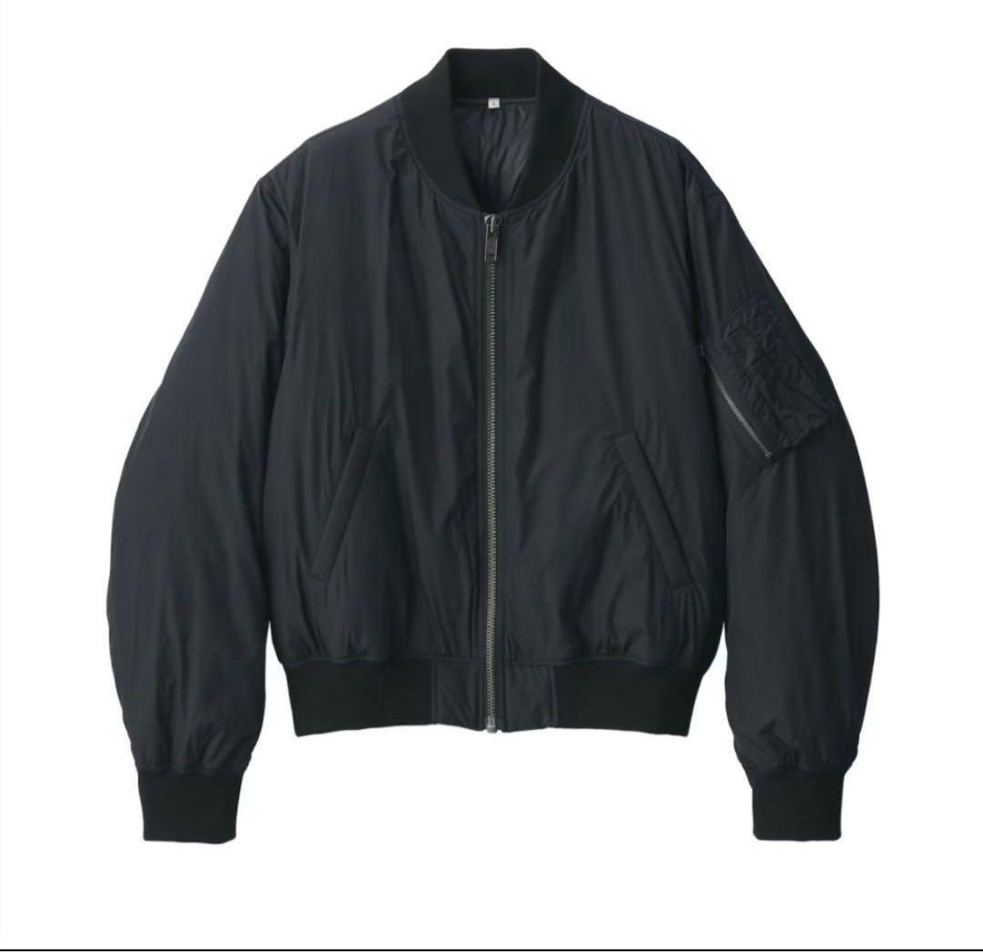MUJI Labo 無印良品 MA-1ダウンブルゾン 黒　Lサイズ