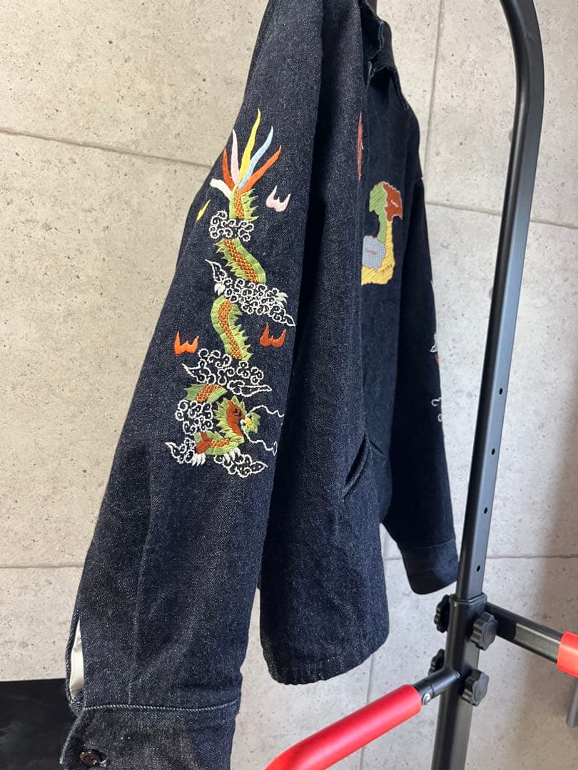 TWO FACE FUKUOKA 限定 インディゴデニムベトジャン XL