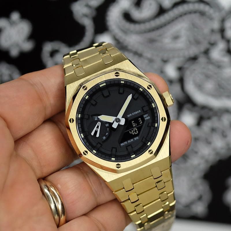 G-SHOCK GA2100 GA2110 カシオーク カスタム用パーツ 金