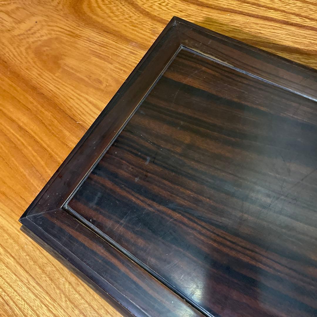 【唐木】[高級] 花台 盆栽台 飾り台 ビンテージ品