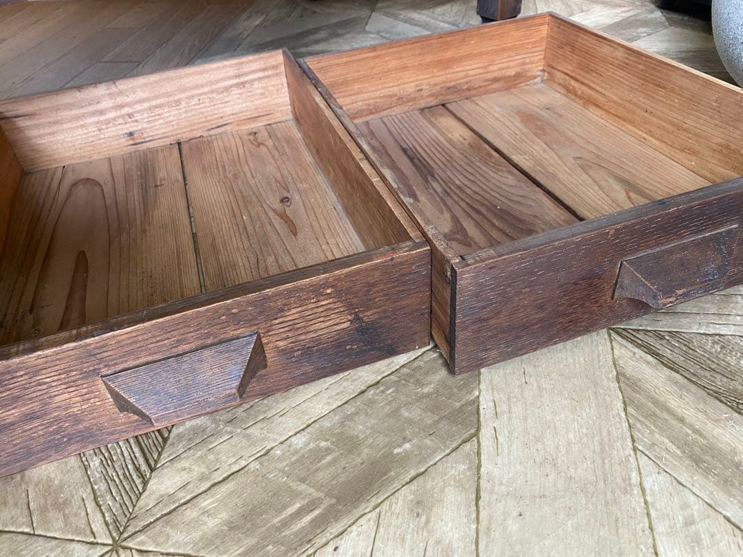 文机 テーブル　ローデスク 古道具　レトロ