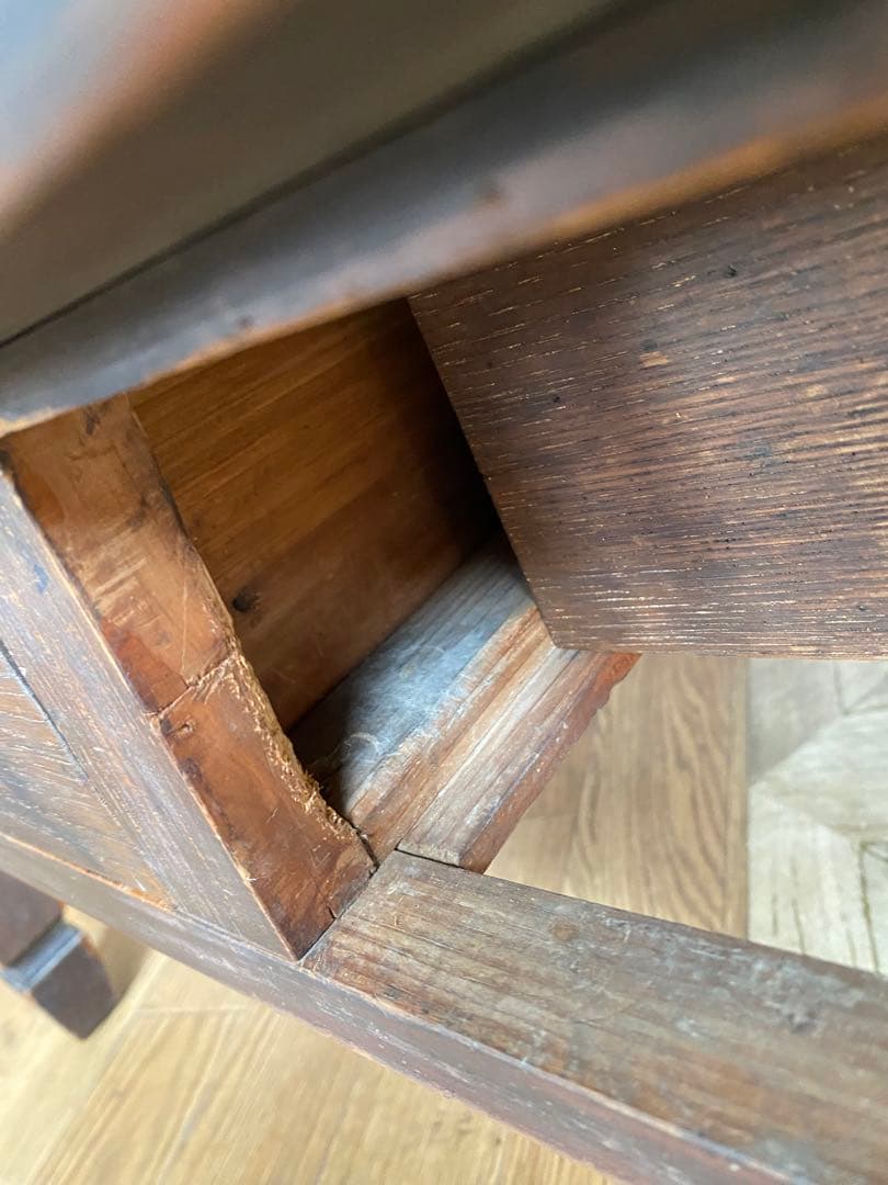 文机 テーブル　ローデスク 古道具　レトロ