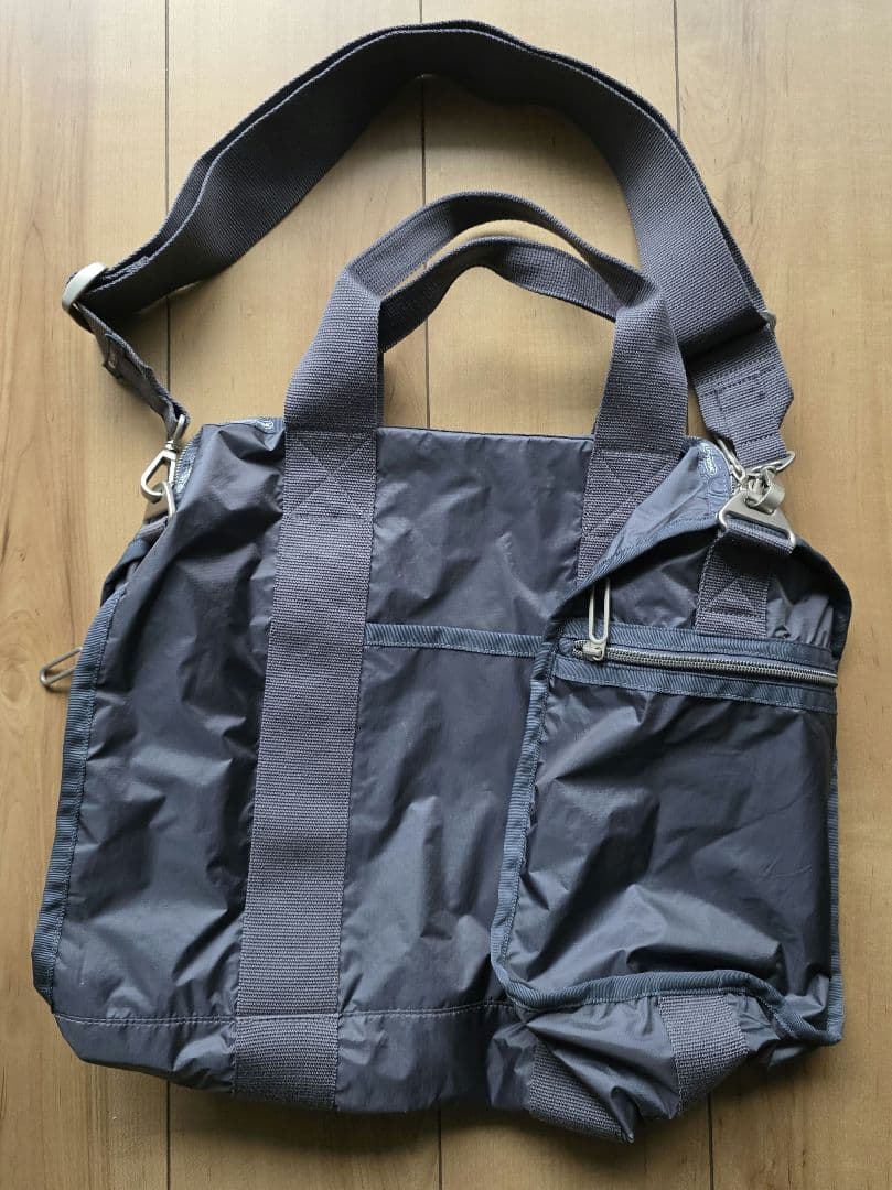 レスポ新品 ESSENTIAL MEDIUM DUFFLEシャドウグレーC