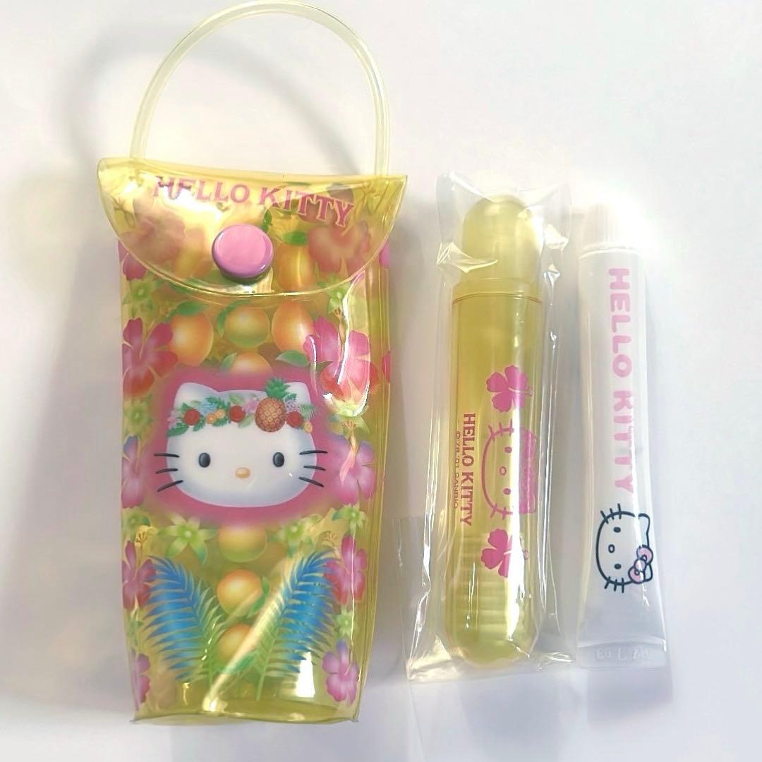 激レア！トロピカルキティ♡ミニポーチ＆歯磨きすセット