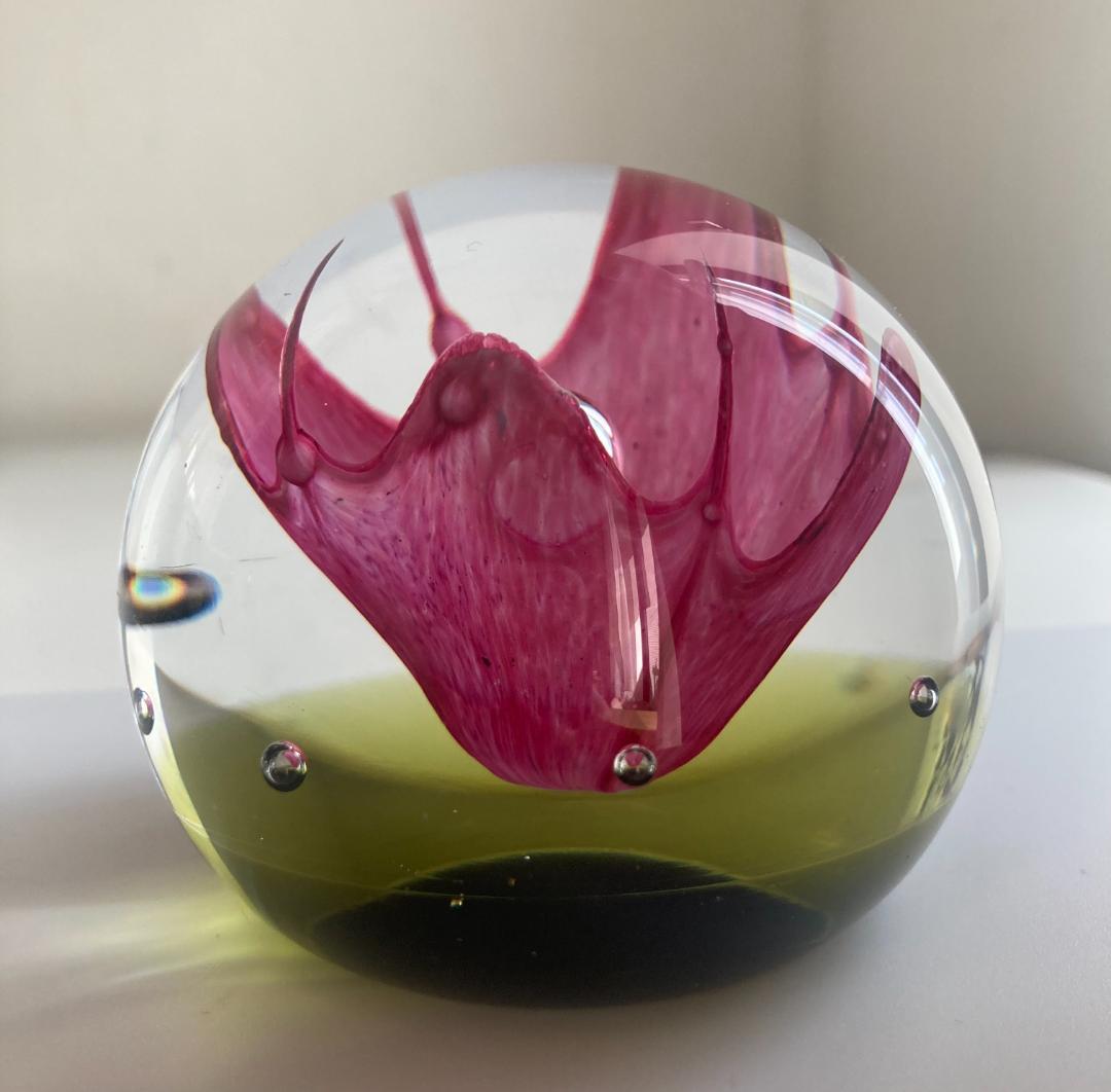 Caithness ケイスネス ペーパーウエイト DREAM FLOWER