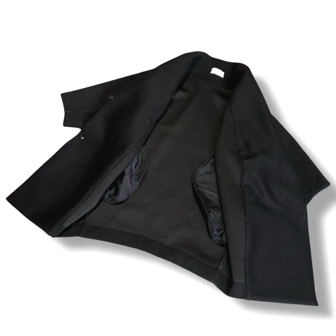 アパルトモン✨ リアリティスタジオ✨ウールコクーンコート　ロング　ブラック　XS