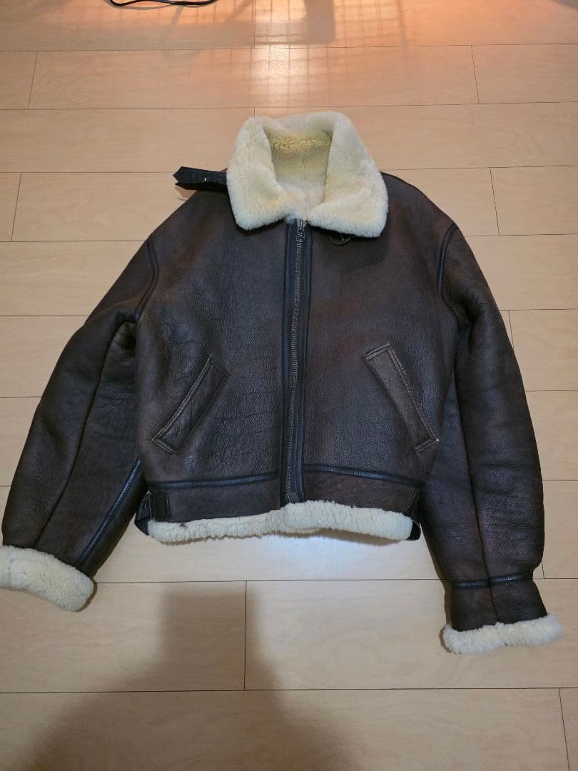 韓国製 ALLSTATELAND 本革 B3 フライトジャケット