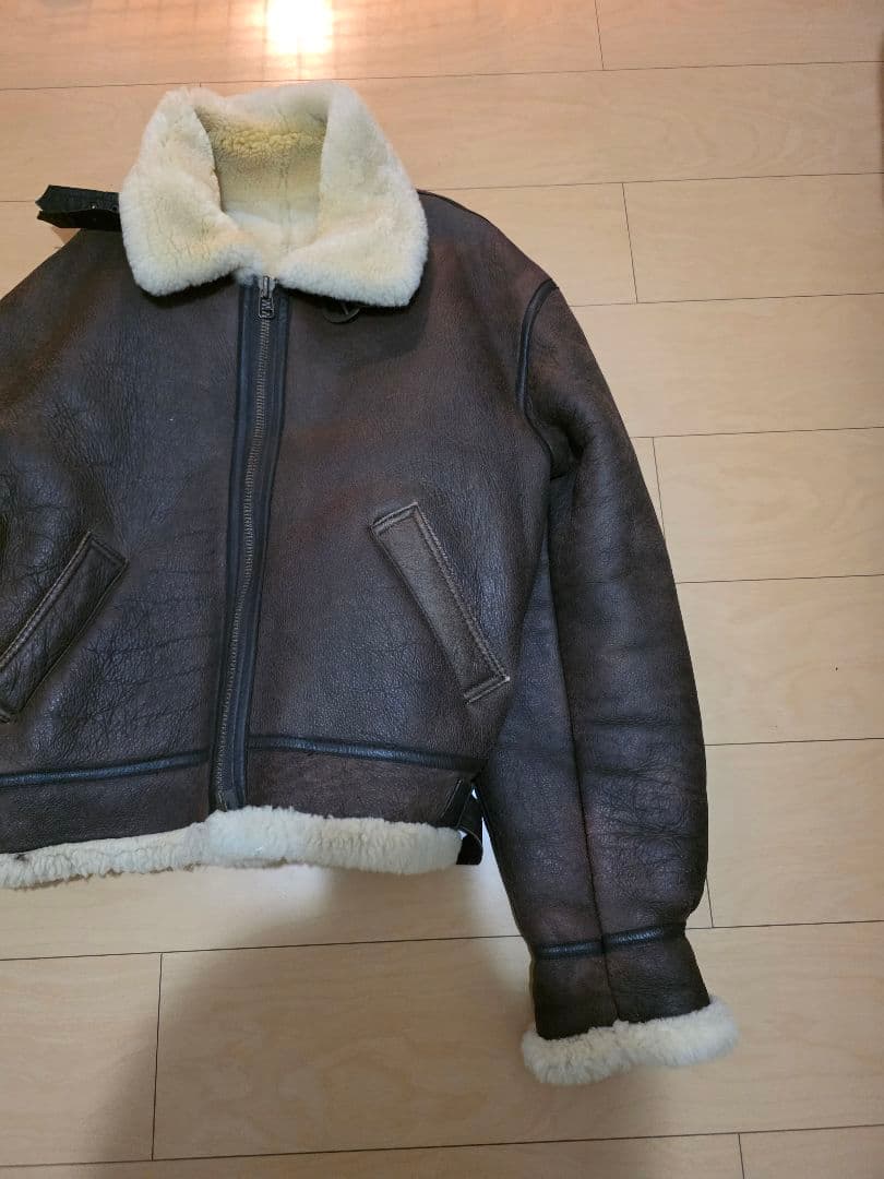 韓国製 ALLSTATELAND 本革 B3 フライトジャケット