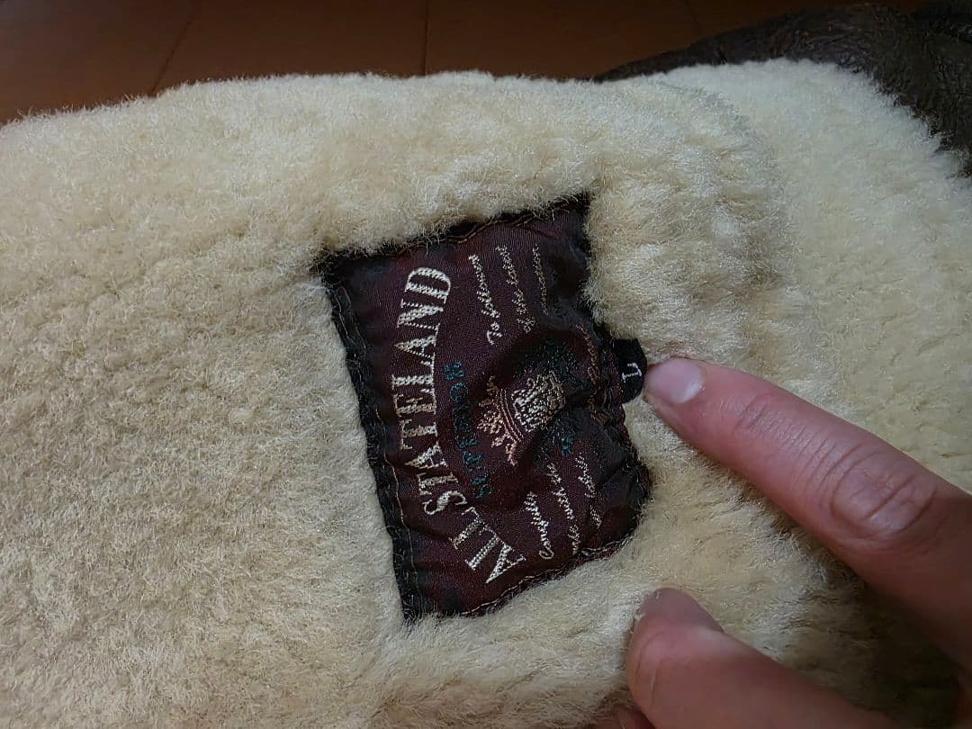 韓国製 ALLSTATELAND 本革 B3 フライトジャケット