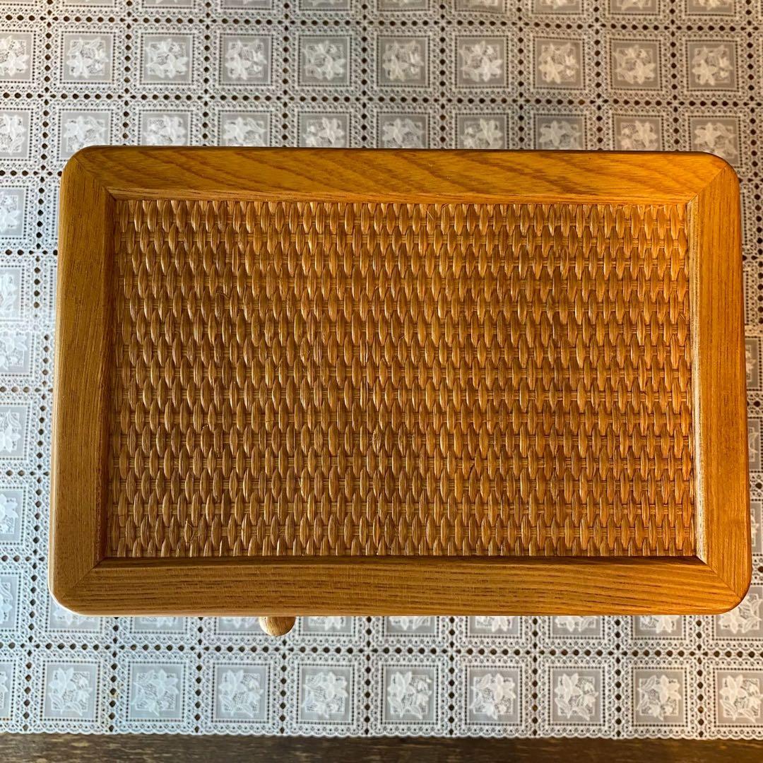 未使用 ジュエリーケース 籐 ラタン インテリア アンティーク 小物入れ