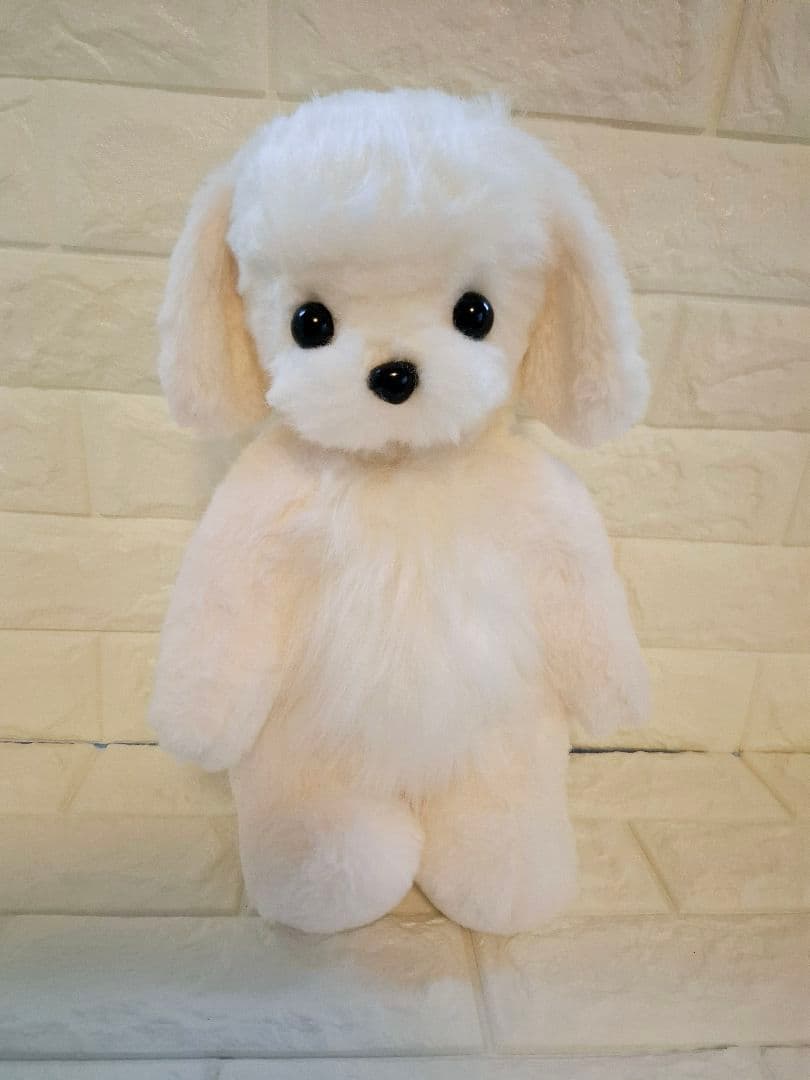 ぬいぐるみ、テディマルチーズ、犬、ハンドメイド、オリジナル、抱きしめられるサイズ