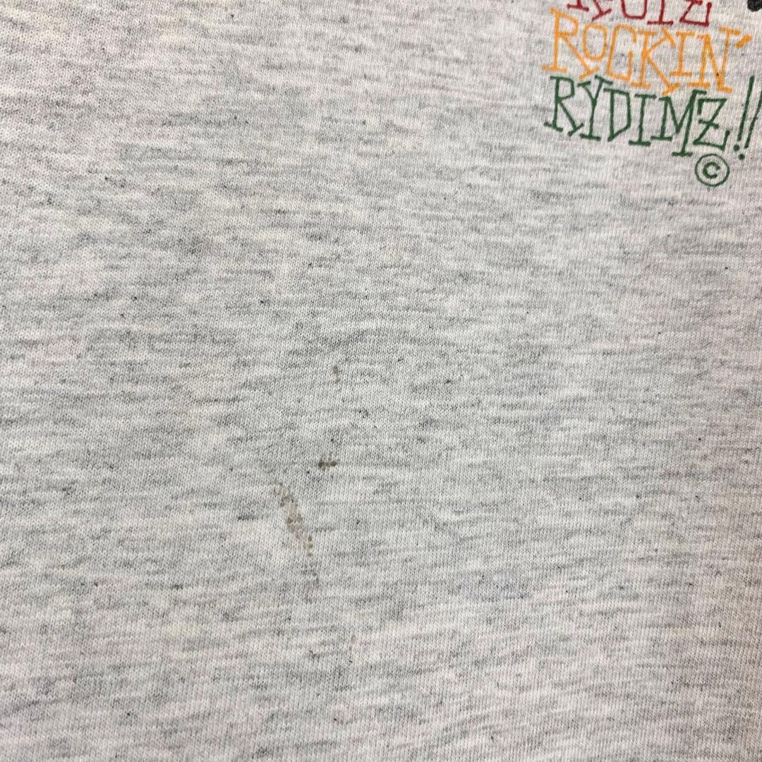 80s 後期 STUSSY 黒タグ USA製 ラスタ シャドーマン NIKE M