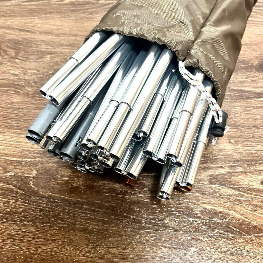 【セット】スノーピーク アメニティドームM アップライトポール フロアシート付き