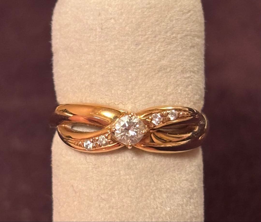 ヴァンドーム青山 イエローゴールド ダイヤモンド リング・指輪