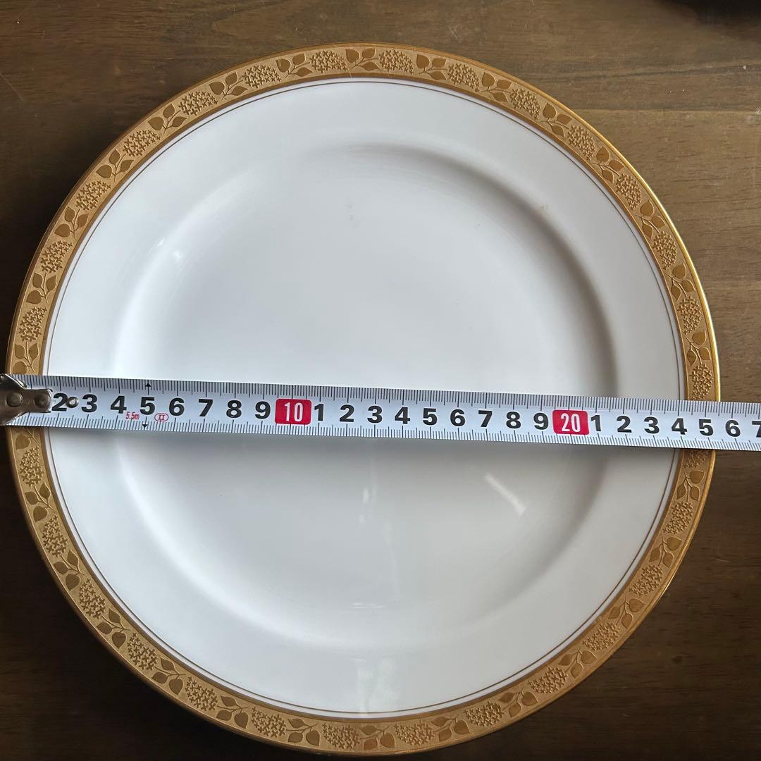 大倉陶園 OKURA 皿 エンボス 陶器 洋食器 金彩 ビンテージ 高級