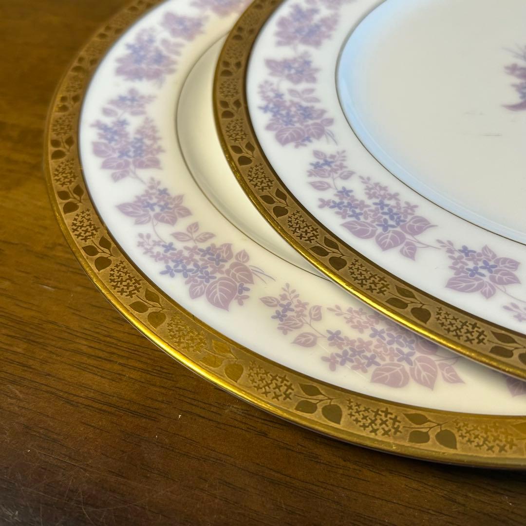 大倉陶園 OKURA 皿 エンボス 陶器 洋食器 金彩 ビンテージ 高級