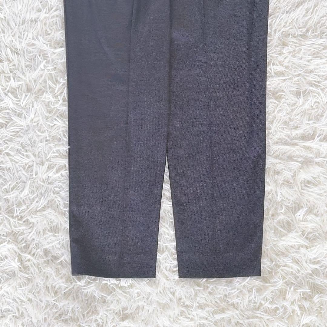 美品✨【グリーンレーベル】ノーカラージャケットパンツ セットアップ 36グレー