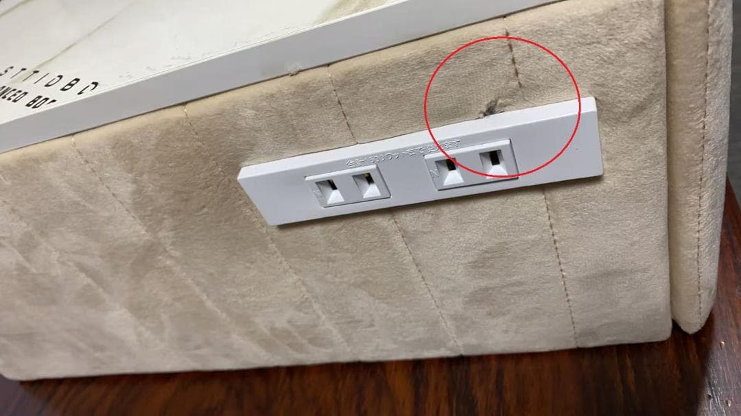 ホワイト木製ドレッサー 訳あり品　写真をご確認J108-80-02 デスクのみ