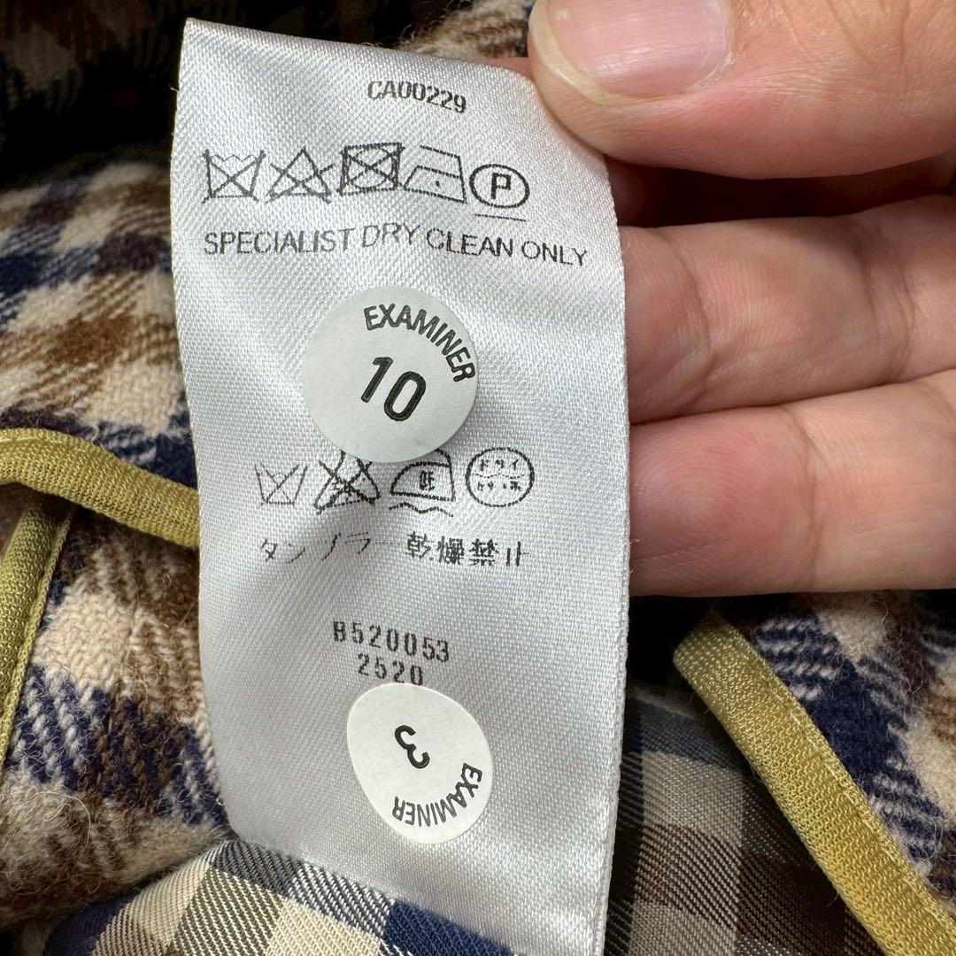 美品✨ アクアスキュータム トレンチコート ライナー付 イングランド製 XL相当