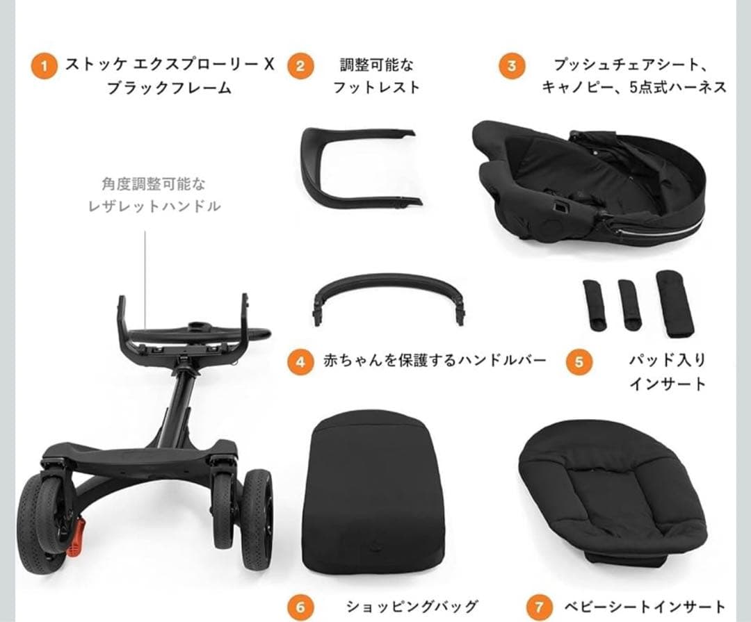 極美品✴︎ストッケ ベビーカー エクスプローリー 2023年製【大阪市内直接取引】