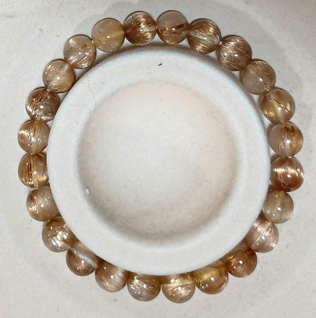 か*な様 ゴールドルチルクォーツ　ブレスレット